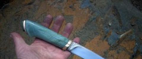 A simple file knife without forging and hardening A file knife without forging